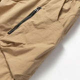 Men's Solid Color Zipper Pocket Cargo Shorts 44076350Z