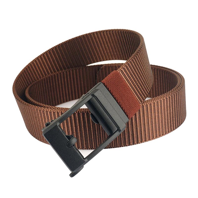 Men's Casual Outdoor Frosted Automatic Buckle Nylon Belt 01225304M