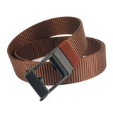 Men's Casual Outdoor Frosted Automatic Buckle Nylon Belt 01225304M