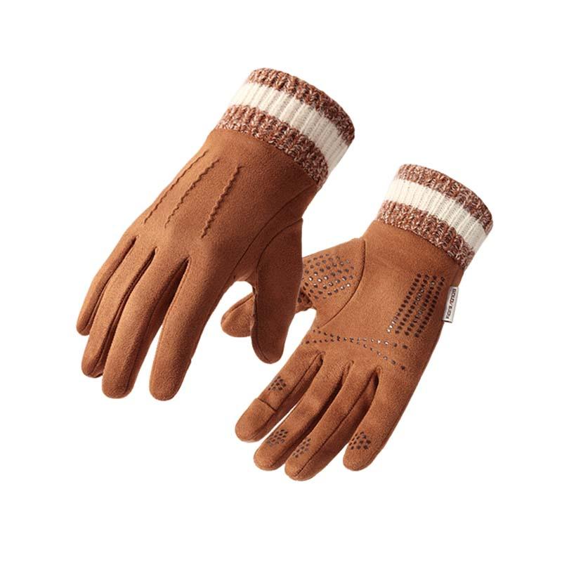 Men's Winter Outdoor Sports Cycling Thickened Suede Gloves 35164274K