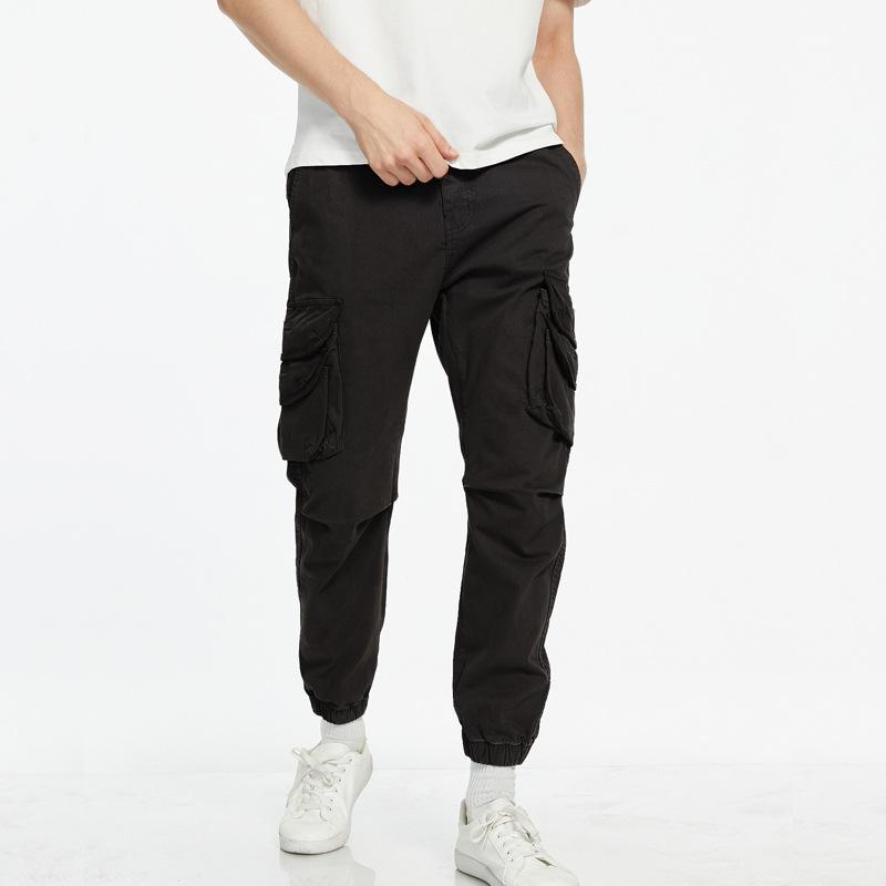 Men's Casual Multi-Pocket Cargo Pants 22930510Y