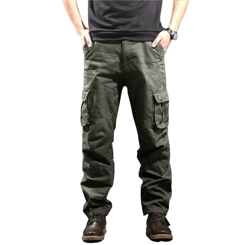 Men's Casual Loose Multi-Pocket Cargo Pants 52807431Y