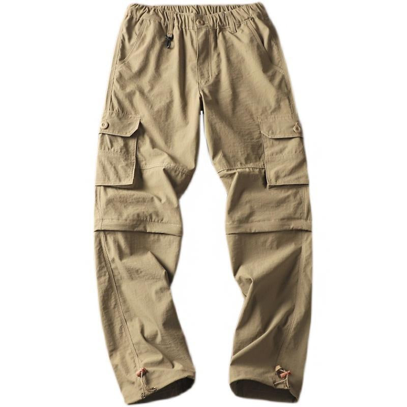 Pantalones cargo rectos desmontables y sueltos para exteriores para hombre 45896177Y