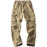 Men's Outdoor Loose Detachable Straight Cargo Pants 45896177Y