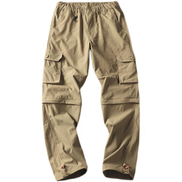 Men's Outdoor Loose Detachable Straight Cargo Pants 45896177Y