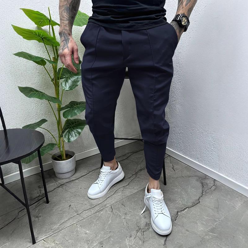 Men's Solid Color Casual Outdoor Cargo Pants 46307489X