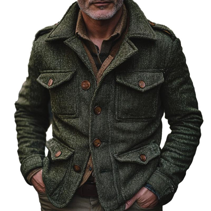 Men's Vintage Multi-Pocket Blend Jacket 81204789X