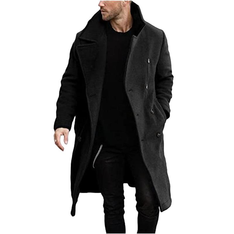 Chaqueta de solapa de color liso sencilla para hombre 52244056X