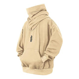 Men's Autumn Loose Casual Solid Color Hoodie 34216151U