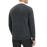 Men's Casual Solid Wool Blend Knit Cardigan 53641979Y