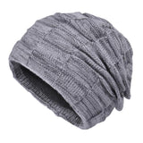 Men's Velvet Thickened Wool Knitted Hat 16916271U