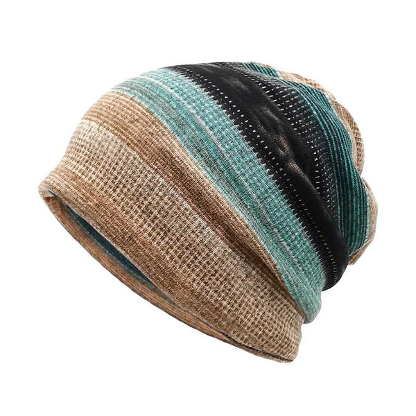 Men's Casual Striped Pile Hat 43648458TO