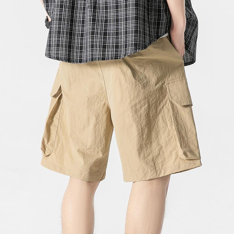Men's Outdoor Multi-Pocket Quick-Drying Cargo Shorts 77541147Y