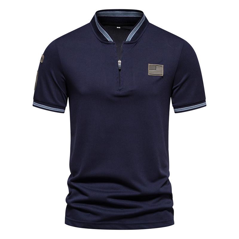 Men's Solid Color Battlefield Sports Short-sleeved T-shirt 69880129X