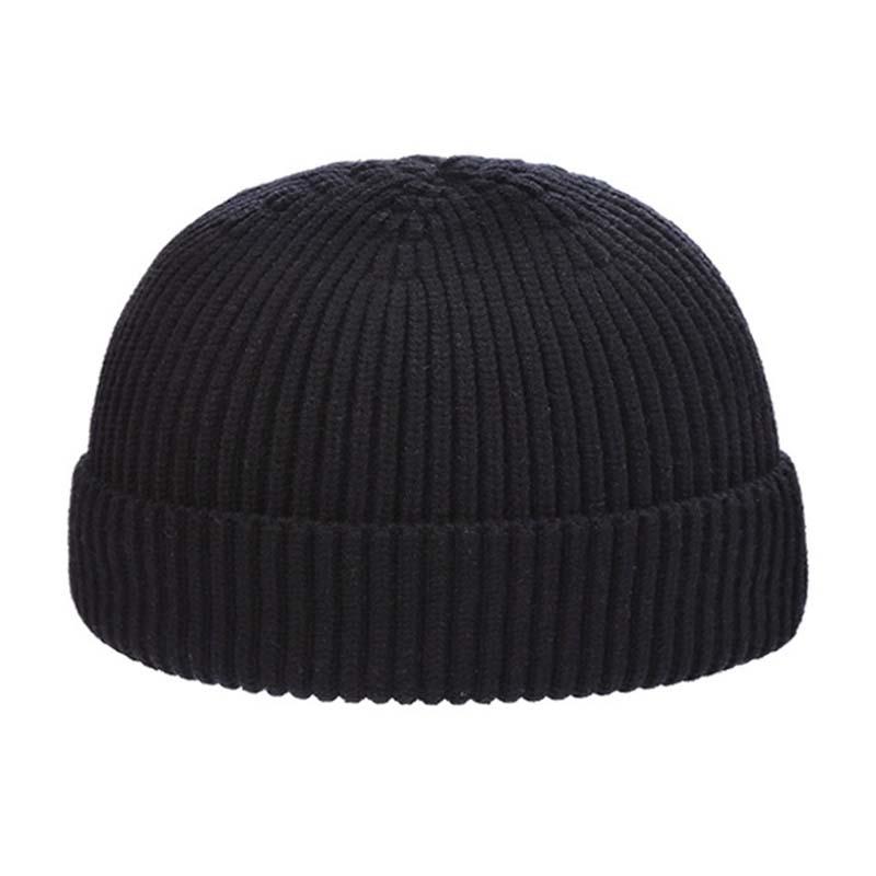 Bonnet en laine tricoté pour homme, chaud, pour l'extérieur, pour l'automne et l'hiver, 80094858K