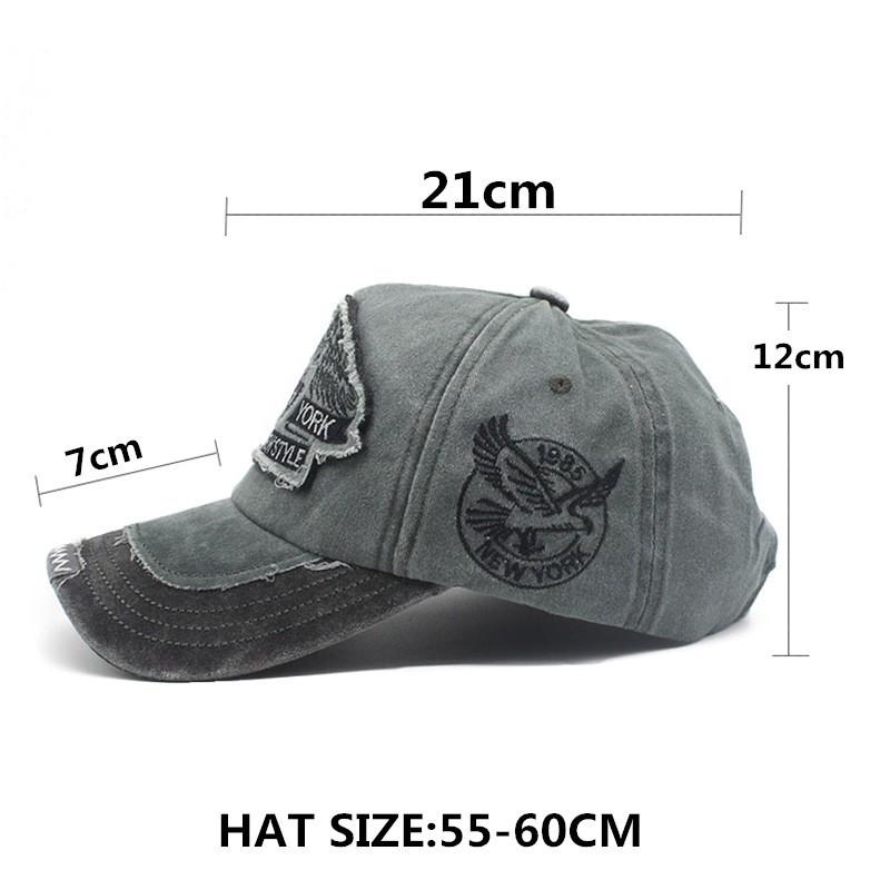 Chapeau délavé brodé pour homme 70111280TO