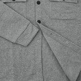 Men's Solid Color Lapel Fleece Jacket 50634835X