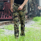 Men's Outdoor Casual Camouflage Cargo Pants 07477944Y