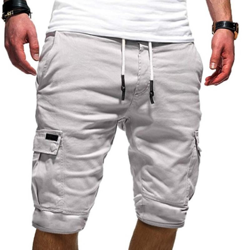 Men's Summer Casual Multi-Pocket Loose Shorts 02431848M