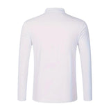 Men's Casual Stand Collar Colorblock Long Sleeve T-shirt 56435490X