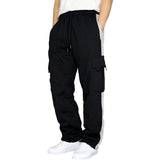Men's Outdoor Spliced Casual Sports Straight Pants 13162299X