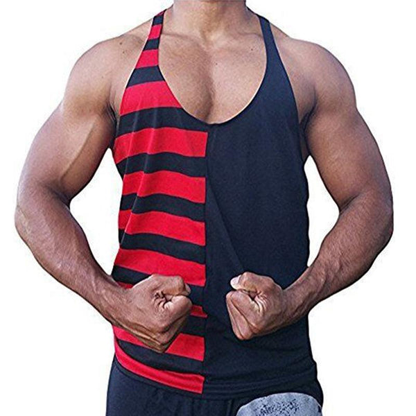 Men's Casual Sexy Sports Color Matching Tank Top 56853584TO