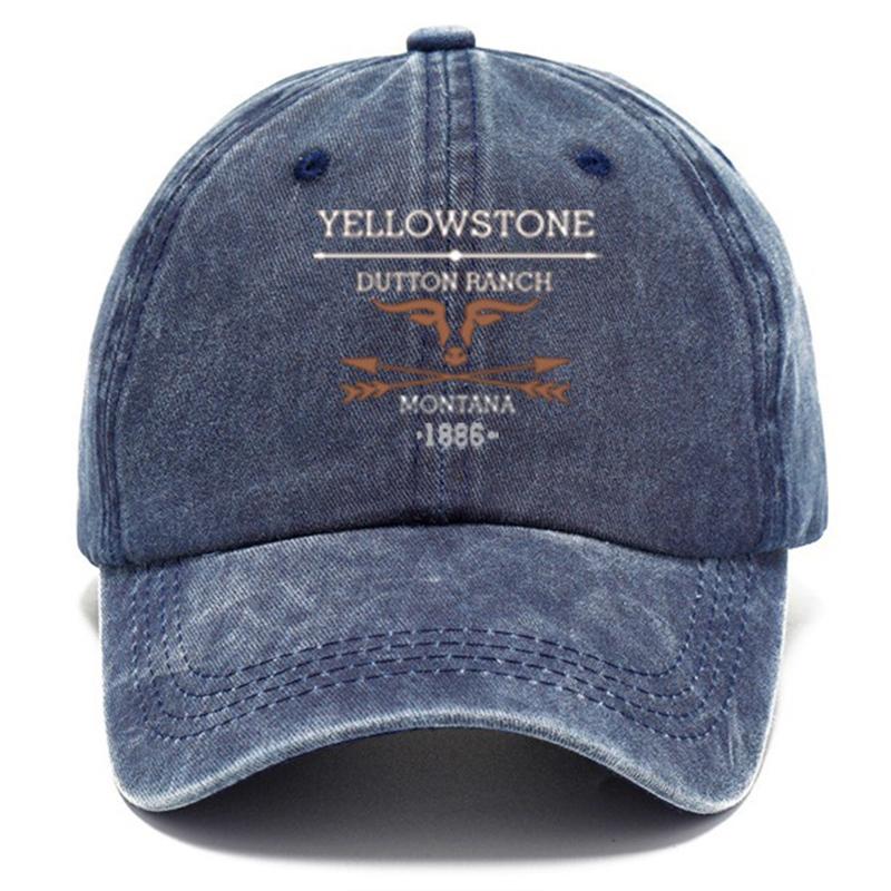 Men's Casual Distressed Western Dad Cap 40496667K