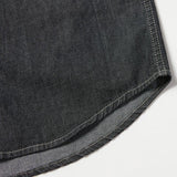 Men's Vintage Washed Denim Short Sleeve Work Shirt 06763815M