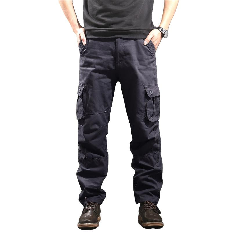 Men's Casual Loose Multi-Pocket Cargo Pants 52807431Y