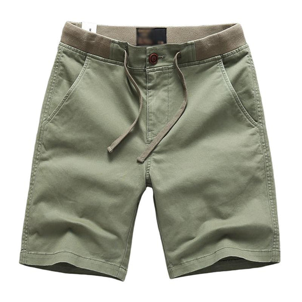Men's Casual Outdoor Solid Color Cotton Straight Cargo Shorts 28431648M