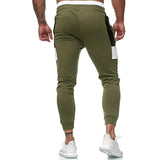 Men's Color Block Elastic Waist Casual Sports Pants 69745551Z