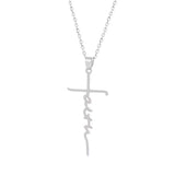 Vintage Faith Cross Necklace 98549955TO