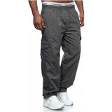 Men's Classic Casual Multi-pocket Loose Straight Cargo Pants 77972988K