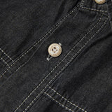 Men's Casual Double Breast Pocket Denim Long Sleeve Shirt 18526272Y