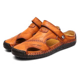 Men's Leather Casual Beach Slippers 03346953Z