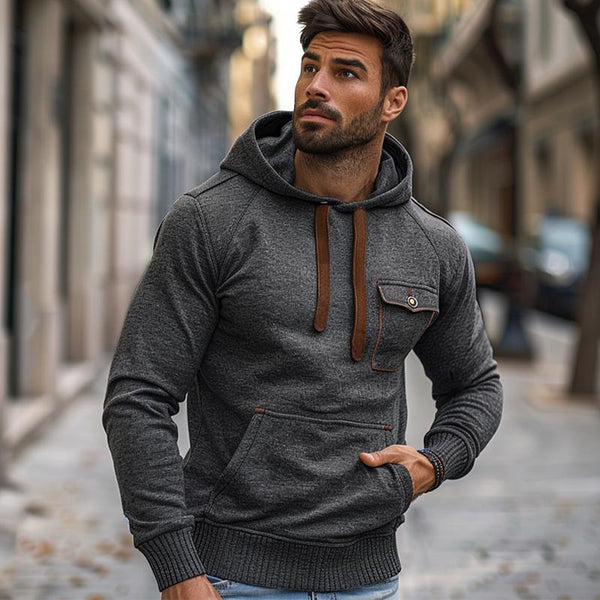 Men's Sport Blend Drawstring Hoodie 25608050X