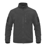 Men's Casual Outdoor Tactical Polar Fleece Stand Collar Warm Jacket 12773761M