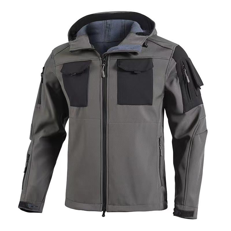 Men's Fleece Windproof Waterproof Jacket 34674739U