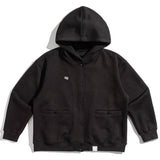 Men's Vintage Texture Solid Color Hooded Jacket 97664939X