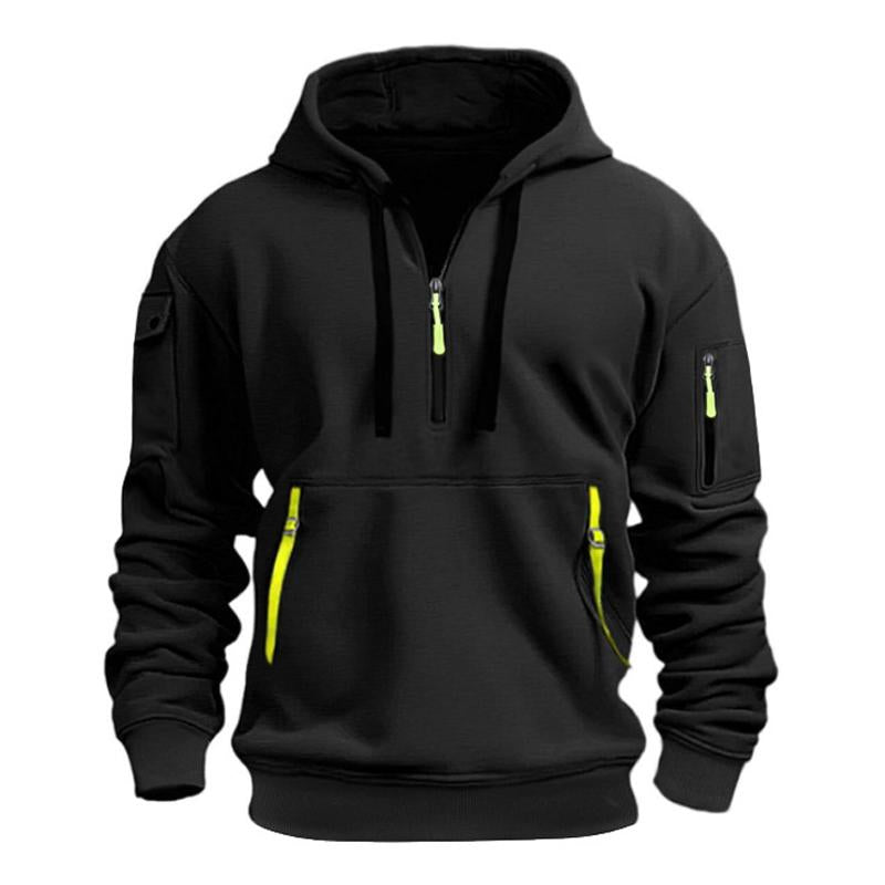 Men's Casual Sports Multi-Zip Hoodie 43356680X