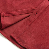 Men's Solid Color Corduroy Cargo Pocket Casual Long Sleeve Shirt 96640449X