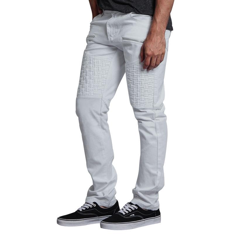 Men's Casual Thin Patchwork Straight-Leg Cargo Pants 86412235M