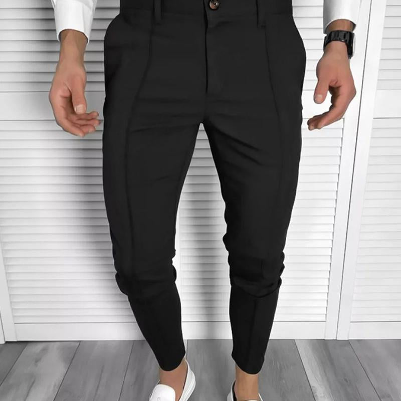 Men's Solid Color Casual Suit Pants 44716602X