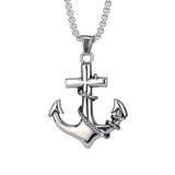 Vintage Casual Anchor Necklace 05499276TO