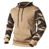 Men's Colorblock Camouflage Hoodie 17316804U