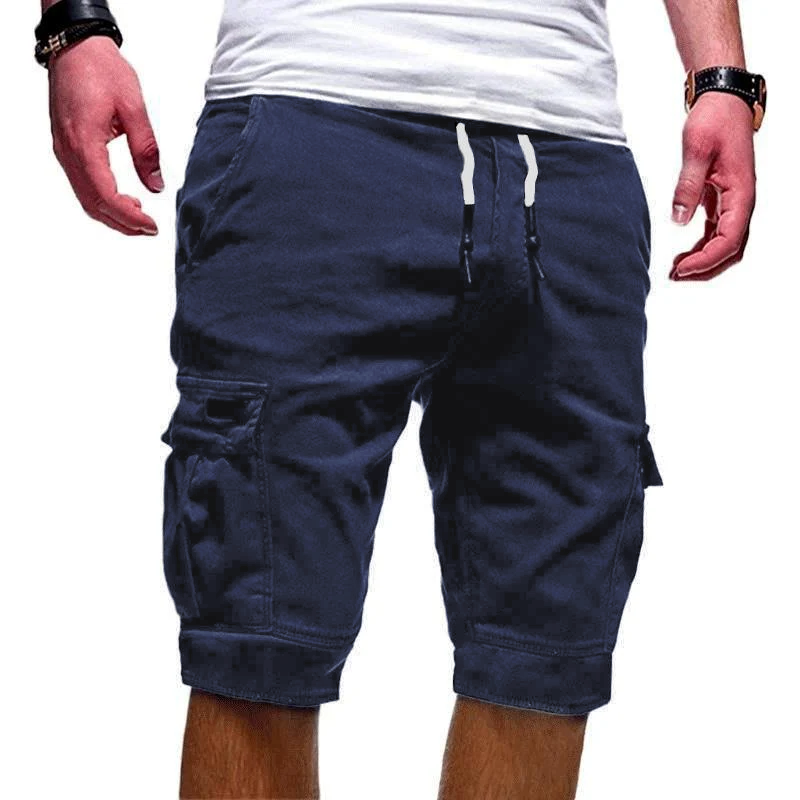 Men's Summer Casual Multi-Pocket Loose Shorts 02431848M