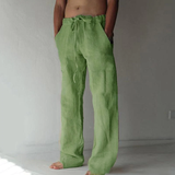 Men's Casual Solid Color Drawstring Pants 10523940Y