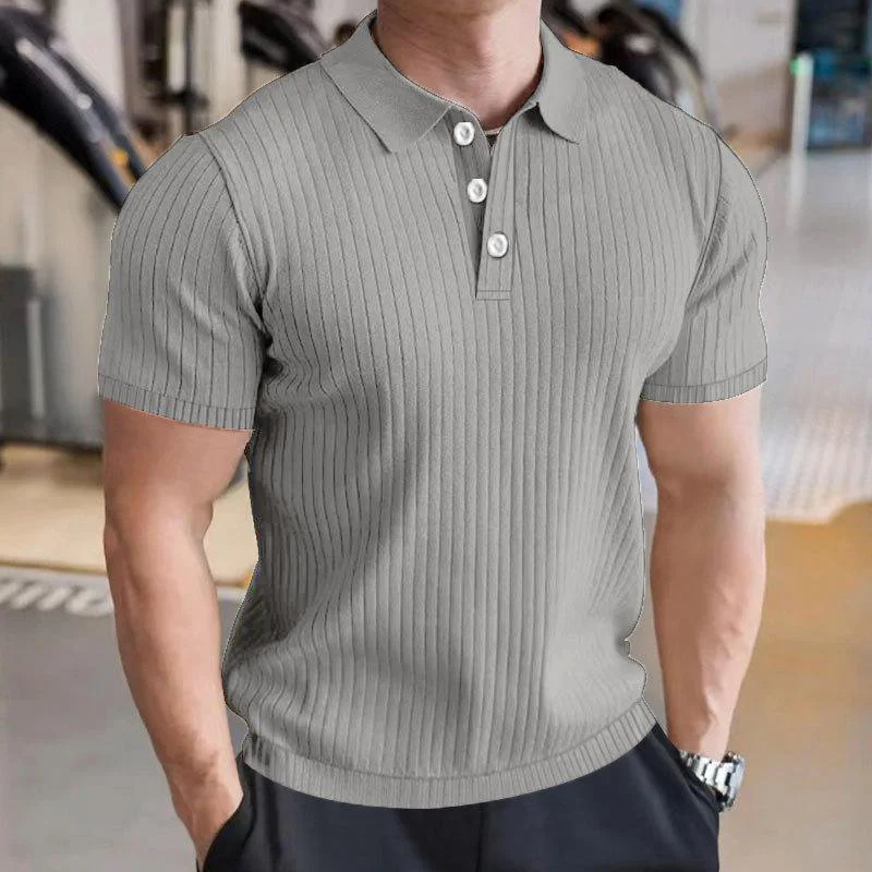 Men's Casual Short Sleeve Polo Shirt