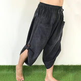 Men's Loose Cotton And Linen Casual Pants Lantern Trousers 38490550Z