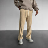 Men's Fashion Solid Loose Elastic Waist Casual Pants 63573676Z